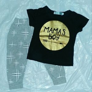 Adorable "Mommas Boy" Outfit